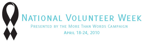 National Volunteer week logo