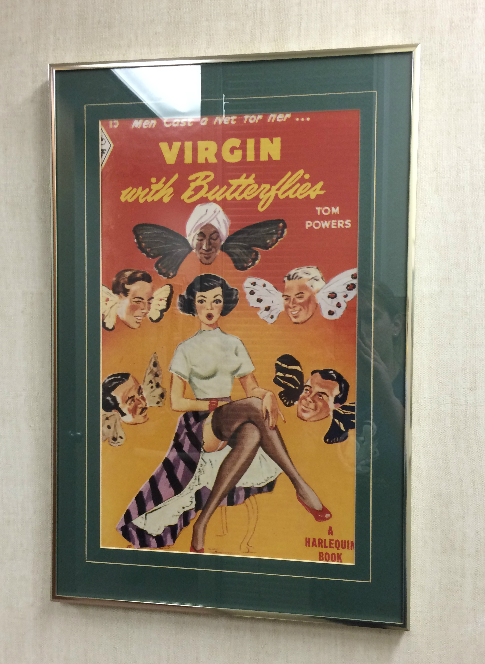 virgin with butterflies