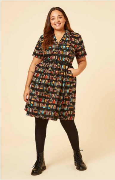 Dress with books on it best sale