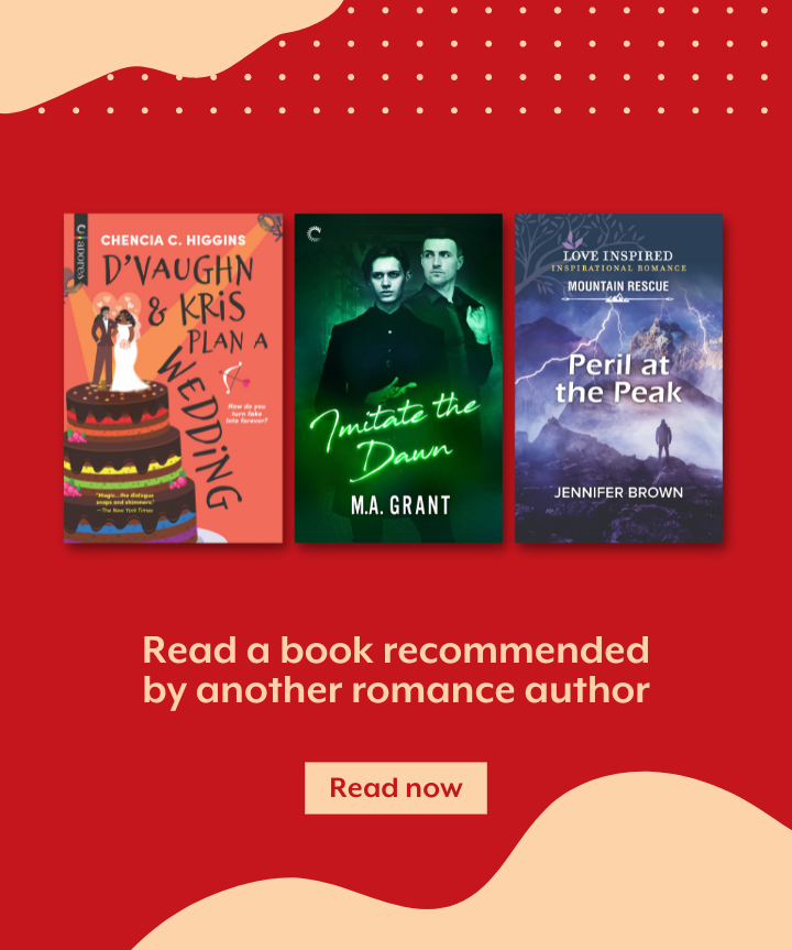 Read a book recommended by another romance author
