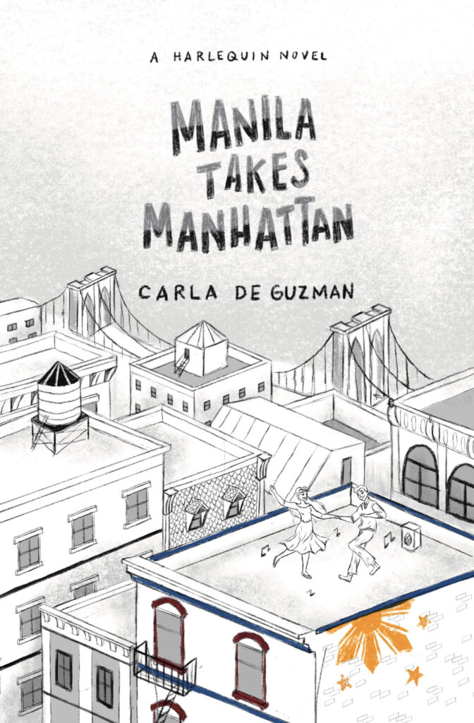 Early concepts for MANILA TAKES MANHATTAN's cover art
