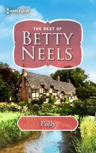 Cover image for Polly by Betty Neels, featuring a cottage in a green countryside.