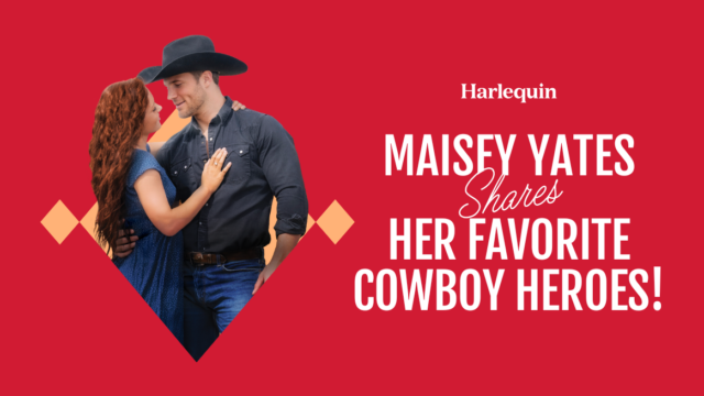 Featured image, featuring a cowboy and a woman embracing. Text reads 